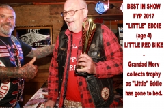 13 BEST IN SHOW - FYP 2017 - LITTLE EDDIE (age 4). LITTLE RED BIKE.